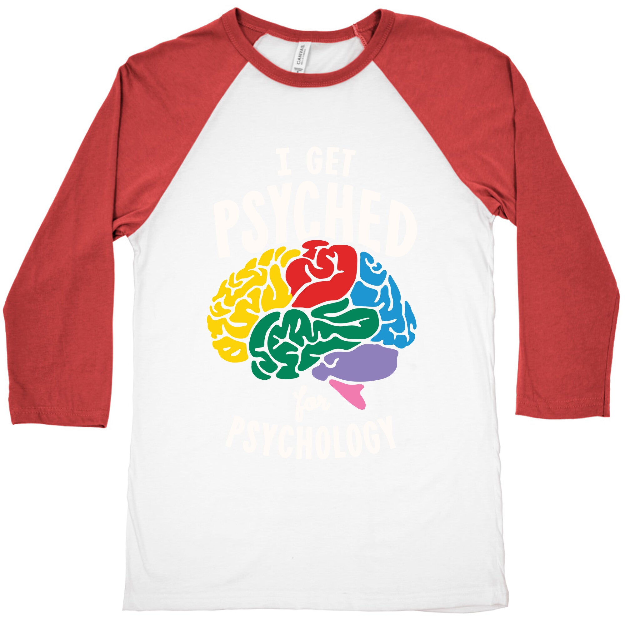 I Get Psyched for Psychology Baseball Tee
